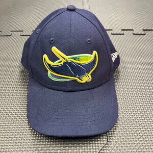 New Era Tampa Bay Rays Youth Navy Blue Adjustable Baseball Cap